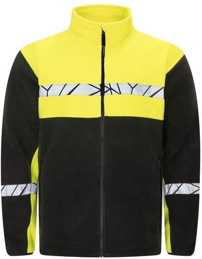 ProJob 7300 FLEECE 647300 - Zwart/Geel - 4XL