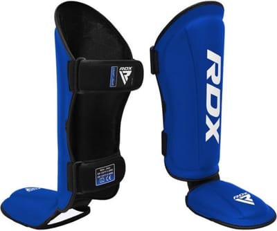 RDX Sports Shin Instep Molded KING - Blauw - Large