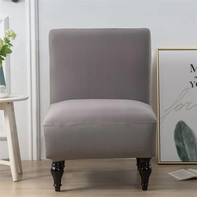 1 stuks Stretch Verwijderbare Stoelhoes Zonder Armen Anti-vuil Wasbare Stoel Sliphoes Effen Kleur Korte Rug Stoelhoes voor Banket Hotel
