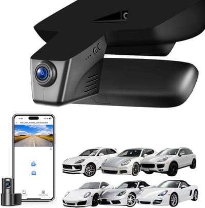 4K Dashcam voor Porsche”、“Cayenne, Macan, 911, Panamera, Boxster, Cayman, 718 Boxster, 128 GB