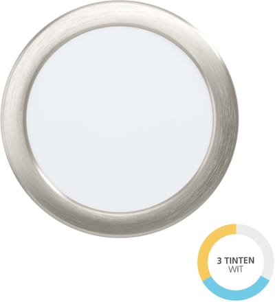 EGLO Fueva 6 Inbouwspot - LED - Ø 16.8 cm - Grijs - Instelbaar wit licht (warm, neutraal en daglicht)