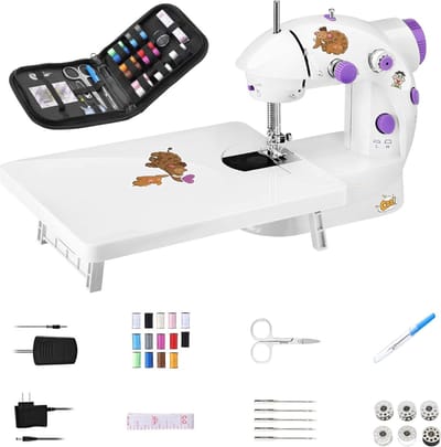 Lexium Kinder Naaimachine - Naaimachine voor Beginners & Kinderen - Kindernaaimachine
