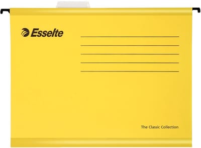 Esselte Classic hangmappen voor ladentussenafstand 365 mm geel