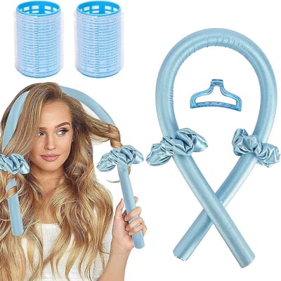 Curlers voor Lang Haar - Heatless Curling, Haarstylers voor Golven, Zijden Curlers en Rollers