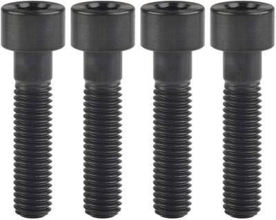 Inbusbouten M8x35mm - Titanium Schroeven - Klusbenodigdheden - Lichtgewicht Titanium - M8 1.25mm Steek - Zwart