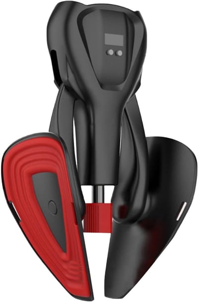 Dijspieroefenaar - Binnenbeen Trainer - Spierversterking Thuis - Instelbare Weerstand - 21.5 x 15 x 8 cm - Zwart