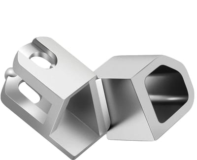 Schakelindicator Beugel - Versnellingsindicator - Auto Reparatie - Robuuste Aluminiumlegering - 15x15x15 cm - Zilver