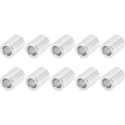 10 stuks Aluminiumlegering Afstandhouder Rond Zonder Draad Standoff Ondersteuningsaccessoires Buitendiameter 6mmLang