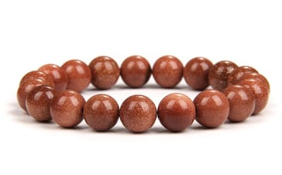 Bixorp Gems Goudsteen Natuursteen Armband 10mm - Kralenarmband - Spiritueel Cadeau - 18cm