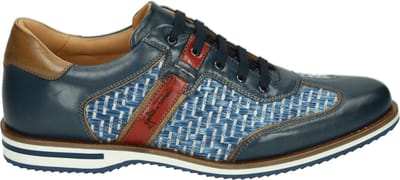 Galizio Torresi - 310530 - Vrije tijdsschoenenHeren veterschoenHeren sneakersCasualPopulaire herenschoenen - Kleur: Blauw - Maat: 40