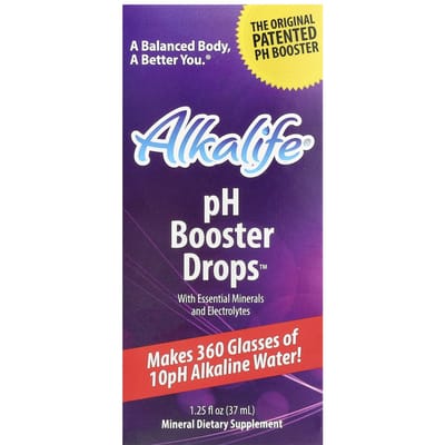 pH Booster Druppels met Essentiële Mineralen en Elektrolyten, 1,25 fl oz (37 ml)
