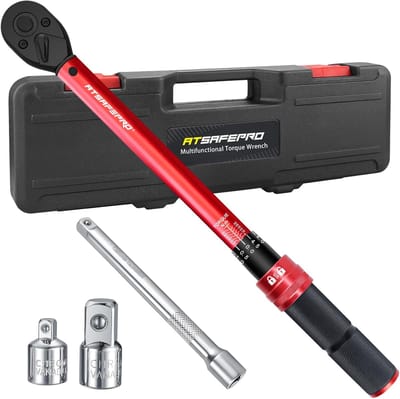 Momentsleutel Set 5-60 Nm 3/8 Inch met Adapters en Verlengstang | Nauwkeurig Gereedschap