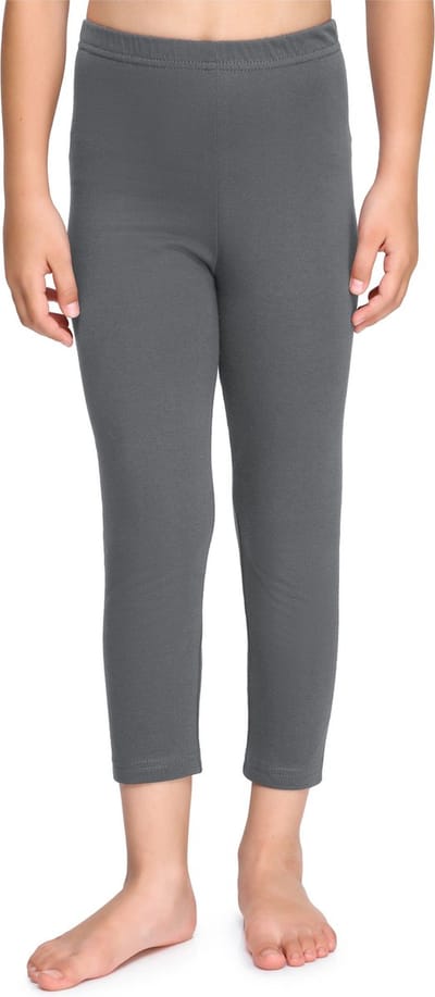 Merry Style Meisjes Leggings - Sport - Vrijetijdsbroek - Capri - Katoen - MS-MS10-226-LE - Grijs - 134