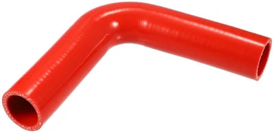 Dailygoody - Universele 32mm Silicone Slang - Koppelstuk voor Automotor - Rood - Verbeterde Doorstroming - Geschikt voor Koelsystemen