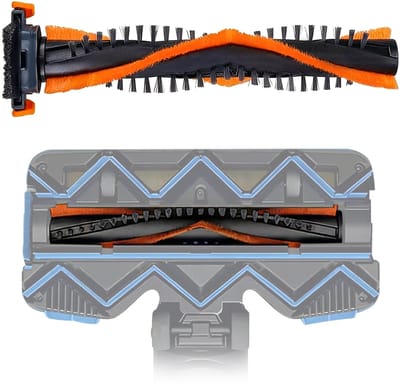 Vervangende borstelkoppen voor robotstofzuigers - Reinigingsborstels - Vervangende borstelkoppen voor stofzuigers - Stofzuigeraccessoires - Hoofdborstel voor robotstofzuigers - Geschikt voor Philips CP0667 Stofzuigerrobot,Speedpro Max 360° Fc6 XC7/8