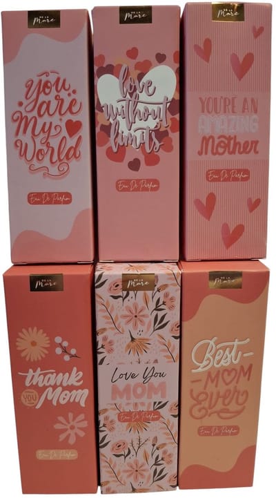 De La Mare Parfum Set 6 Stuks Moederdag Eau de Parfum - 6 Verschillende Bloemen Geuren Dames