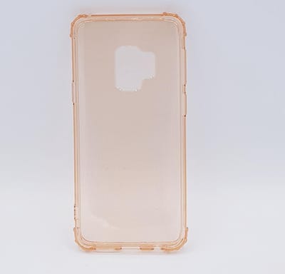 Geschikt voor Samsung S9 – premium – Transparant Hoesje – oranje