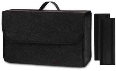 Auto Organizer Tool Bag - Vilt Kofferbak Organizer met Stabilisatieplaat voor Gereedschap & Autoverzorging