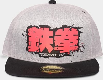 Tekken Snapback Pet Kanji Grijs/Zwart