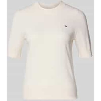 regular fit gebreide pullover van katoenmix