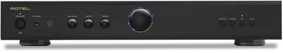 Rotel A8 zwart Stereo versterker met Phono voorversterker ingebouwd
