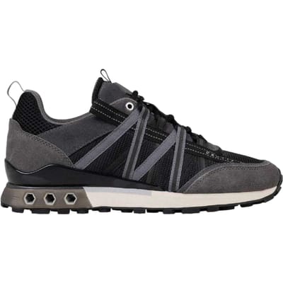 Cruyff Heren Suède Hex-Tech Sneakers (Zwart/Grijs)