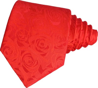 Fako Fashion - Luxe Stropdas - 145cm - 8cm - Roos Rood