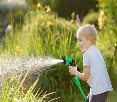Flexibele uitbreidbare tuinslang 15-30 m met multifunctionele sproeikop