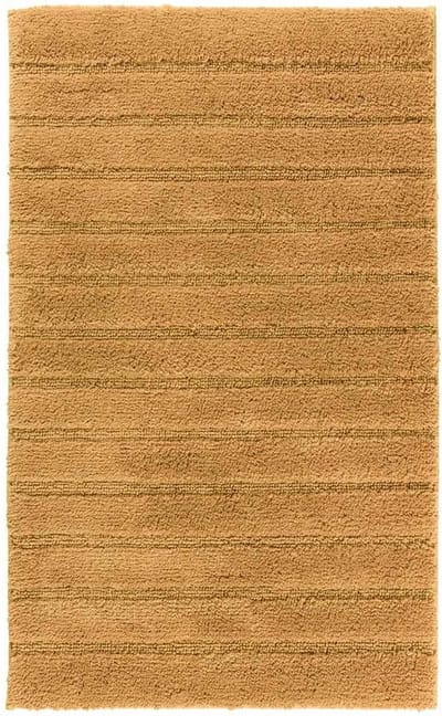 Casilin Badmat Antislip 70x120cm California - Waterabsorberende Badkamermat - Wasbaar en Sneldrogend - Voor Douche en Bad - 100% Katoen - Rechthoek - Caramel