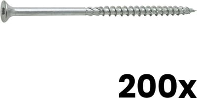 Kelfort Spaanplaatschroef 5.0X60 Tx20 Deeldraad Silverdrill 2.0 - 5567269