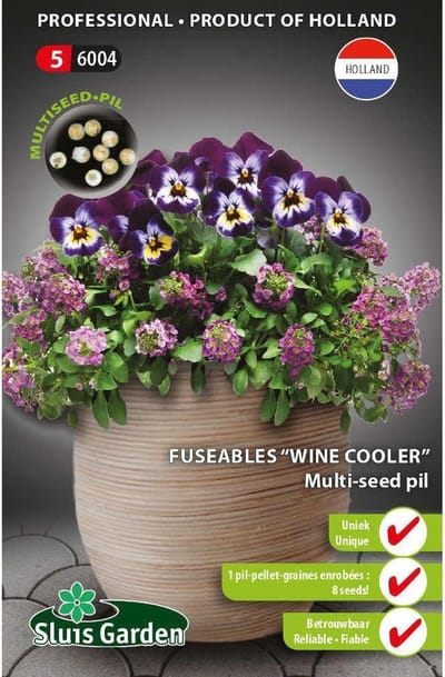 Sluis Garden - Fuseable multi-seed pil  'Wine Cooler"