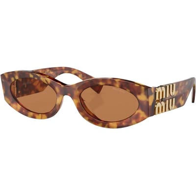 Miu Miu Zijbrief Decoratie Onregelmatige Vorm Zonnebril Dames zonnebril MU11WS4BW2Z1 Basic Packaging-Eyeglass Case+Box