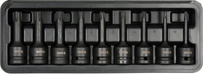 Yato - Ribe Dopsleutelset - 9-delig - 1/2" - CrMo Staal