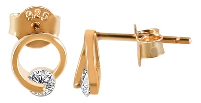 AKZENT Akzent damesoorbel "Sella" uit 925 Sterlingzilver, gerhodineerd, duurzaam