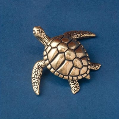 1 pièce de décoration en forme de tortue en laiton pur faite à la main pour la maison et le bureau, parfaite pour les goûters black