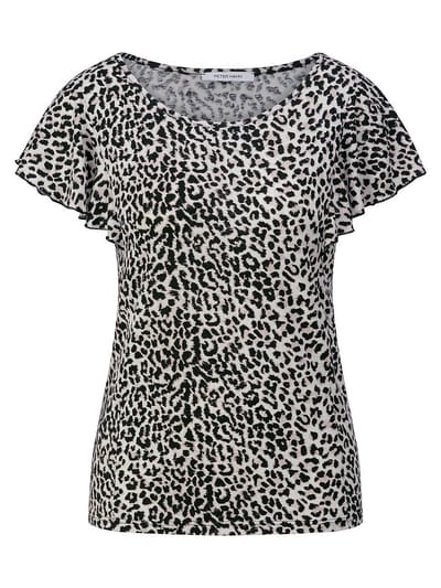 Shirt ronde hals Van Peter Hahn wit