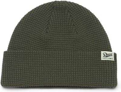 DEUS Waffle Beanie - Forest Green