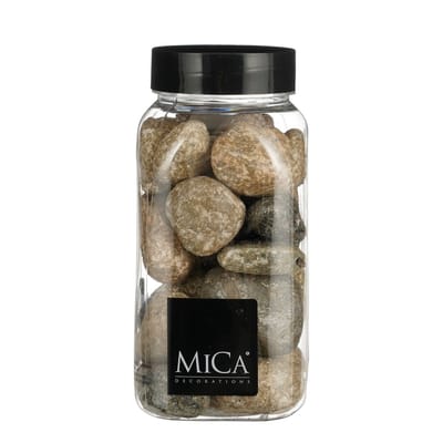Mica Decorations Decoratie Stenen - 650 ml - Beige