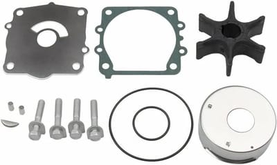 Waterpomp Onderhoudsset - Waaier Kit - Motor Koeling - Duurzame Materialen - 75-130 pk - Zwart