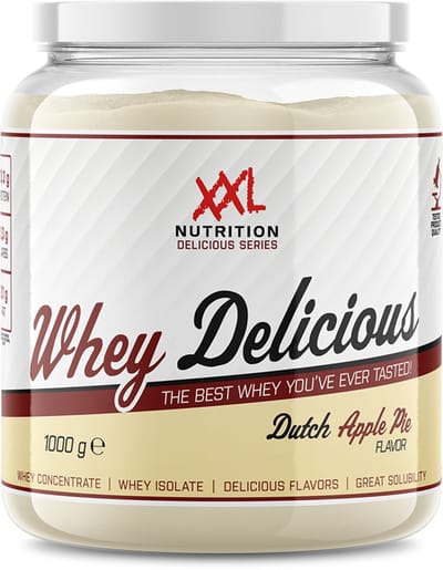 XXL Nutrition - Whey Delicious - Appeltaart - Eiwitpoeder - 1000 g