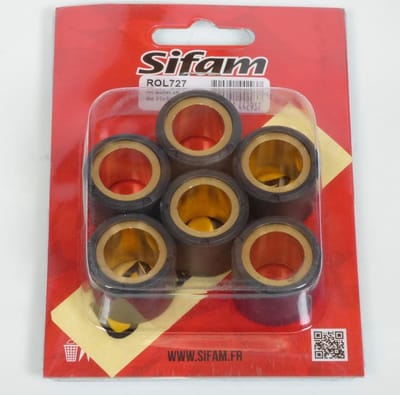 variatorrol sifam voor scooter piaggio 500 x9 2000 tot 2004 25x22 28.5grs nieuw
