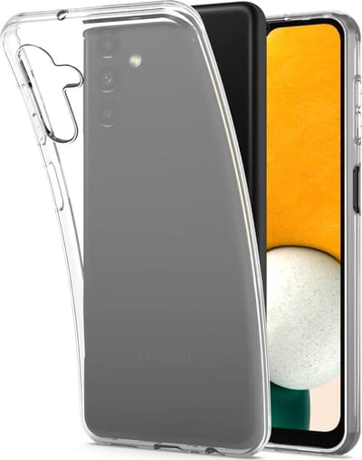 Flexibele achterkant Silicone hoesje transparant Geschikt voor: Samsung Galaxy A13 5G / Samsung Galaxy A04s