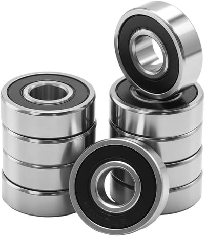 10 stuks 60002RS groefkogellagers, hogesnelheidsprecisielagers voor 3D-printers, draaibanken en elektromotoren (10 x 26 x 8 mm) - Precisie, Duurzaamheid en Betrouwbaarheid