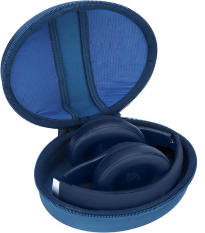 Hard Carrying Case voor Beats Studio Pro, Studio 3, Solo 4, Solo3 en Solo2 Hoofdtelefoons - Draagtas voor Draadloze Noise Cancelling Over-Ear Hoofdtelefoons (Blauw)