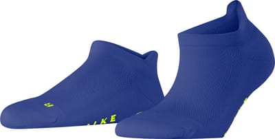 FALKE Cool Kick kort eenkleurig functioneel materiaal sneakersokken enkelsokken dames blauw - maat 39-41
