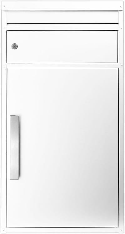 Pakketbrievenbus Vrijstaand - Pakketbox Buiten - Veilig Post Ontvangen - XXL Volume 70L - 85 x 45 x 244 cm