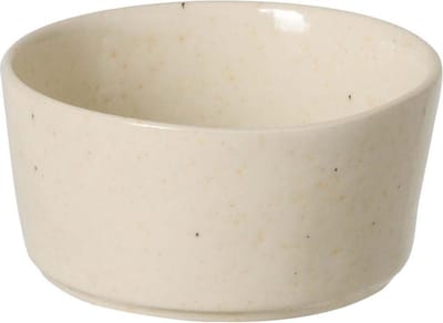Costa Nova - servies - boterbakje Lagoa creme - aardewerk - H 3,9 cm