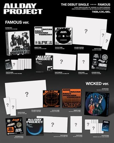 ALLDAY PROJECT - FAMOUS / L'Album Single Début WICKED ver.