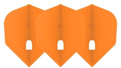 L-Style Champagne Flight L3 Shape Solid Orange - Dart Flights