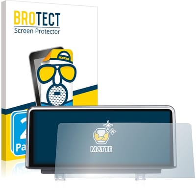 BROTECT - Screenprotector voor BMW 2 F45 2014-2017 Infotainment System 8.8" - Folie Beschermfolie matte 2 Stuks